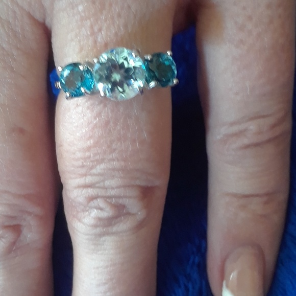 unknown Jewelry - Sky blue, London Blue Topaz Ring